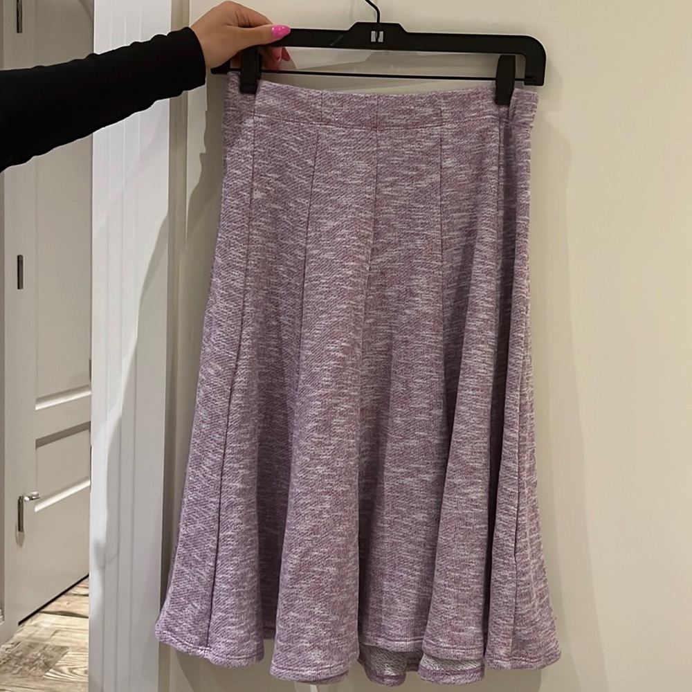 Light purple panel skirt